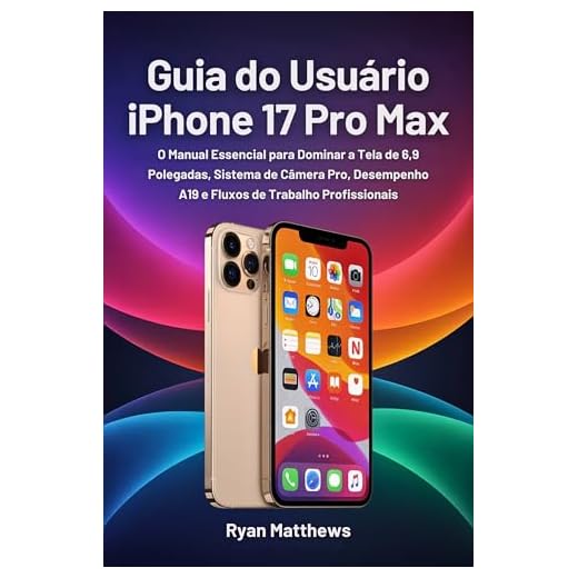 Guia do Usuário iPhone 17 Pro Max: O Manual Essencial para Dominar a Tela de 6,9 Polegadas, Sistema de Câmera Pro, Desempenho A19 e Fluxos de Trabalho Profissionais