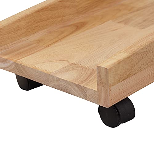 Soporte para CPU de Madera Maciza de Caucho para Computadora de Escritorio Base y Rack Pequeño miniatura 5