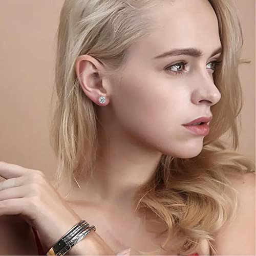 pressão cristal zircônia cúbica - Brinco masculino feminino sem piercing pressão para trapaceiro fal