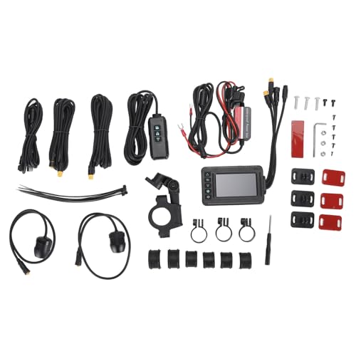 Câmera de Painel para Motocicleta 2K Wifi, Sensor SC200AI Integrado, Câmeras Traseiras Dianteiras, â