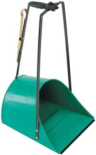 TERAMOTO Railway Dustpan, Green, 35.8 oz (9951 g), Iron, Classic Style, Cleaning Dustpan