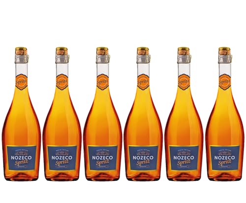 Nozeco - Spritz Alcohol Free Sparkling Drink made from alcohol-removed Wine - Natural Flavour - Vegan - Case of 6 (6 x 0.75 L) Sparkling Wine