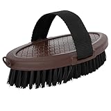 Douce et en profondeur : les poils souples et souples de cette brosse pour chevaux nettoient efficacement sans irriter la peau sensible de votre animal.