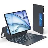 【軽量型】Omikamo ipad Air M4 キーボード M3/M2対応 日本語配列 薄型 Pro11インチ第4/3/2/1世代 Air第5/4世代10.9インチ対応 ipad air 11インチ ケース キーボード 超高精度タッチパッド搭載 ペン収納 マルチペアリング 横/縦置き対応 磁石脱着 一体型 Type-C充電式 日本語取扱説明書付き