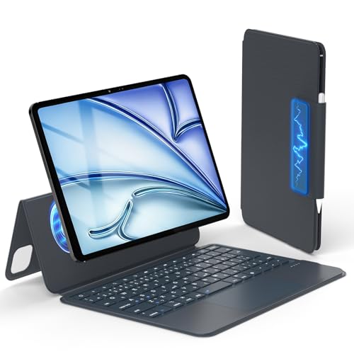 �y�y�ʌ^�zOmikamo ipad air �L�[�{�[�h M3/M2�Ή� ���{��z�� ���^ Pro11�C���`��4/3/2/1���� Air��5/4����10.9�C���`�Ή� ipad air 11�C���` �P�[�X �L�[�{�[�h �������x�^�b�`�p�b�h���� �y�����[ �}��