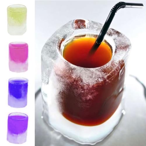 Molde de silicona para hielo en forma de copa de vino miniatura 2