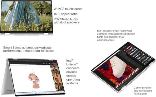 Image of HP 2023 Envy 2-in-1 Laptop - 15.6 inch Full HD Touch-Screen - Intel Evo Core i7-16GB Memory - 1TB PCIe SSD - Thunderbolt 4 - Long Battery Life - Windows 11- w /Stylus Pen