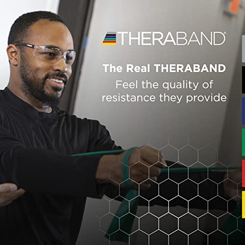 Theraband Resistance Bands, 6 Yard Roll Professional Latex Elastic Band For Upper & Lower Body, Core Exercise, Physical Therapy, Pilates, Home Workouts, Rehab, Silver, Super Heavy, Advanced Level 2 #TOP4