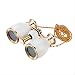 Produktbild GYFKK Teleskop 4x30 Fernglas Teleskop Gläser Beschichtet Retro Binokular Mit Kette Telescopio weiß