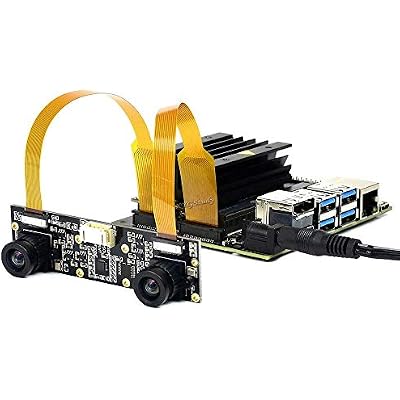 مجموعة ملحقات مطوري Jetson Nano للكمبيوتر الصغير القوي AI Development Board + IMX219-83 وحدة استشعار الكاميرا المجهرية 8 ميجابيكسل بطاقة صغيرة 64 جيجابايت ومحول طاقة القارئXYGStudy (AcceD)