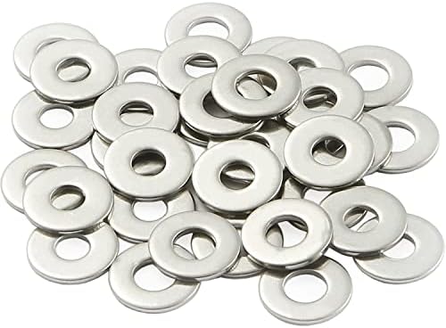 AMLOOPH M4 Washers, M4 x 12mm A2 Stainless Steel Flat Penny Washers 20Pack