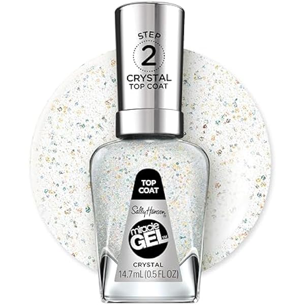 Sally Hansen Miracle Gel® Lakier top coat do paznokci – Crystal Top Coat – 14,7 ml