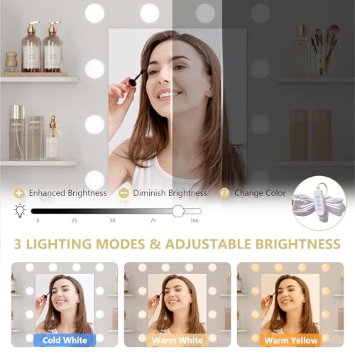 Vanitymakeupdeskwithmirrorandlightsfarmhousevanitytablesetwithstoragedrawerschargingstationchair43largerusticdressingtable3lightingmodesforwomengirlsbedroomwhite Urban Country Home Decor Vanity makeup desk with mirror and lights farmhouse vanity table set with storage drawers charging station chair 43 large rustic dressing table 3 lighting modes for women girls bedroom white urban country home decor