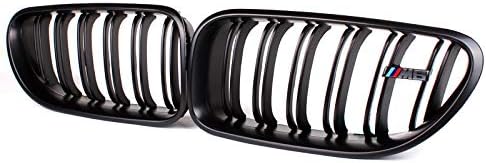 F06 Grille, ABS Front Replacement Kidney Grill for 6 Series F06 F12 F13 Matt Black