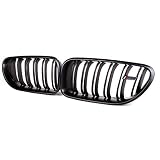 F06 Grille, ABS Front Replacement Kidney Grill for 6 Series F06 F12 F13 Matt Black