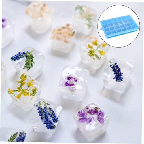 BESPORTBLE molde de silicona para cubos de hielo con tapas 3 piezas miniatura 2