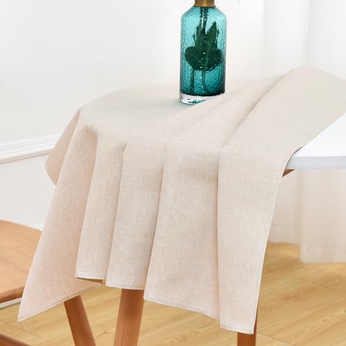Nappe en faux lin de style rustique NEWISHER pour une décoration de table soignée - 6