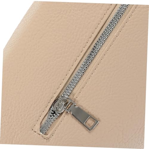 Bolso de pecho para mujer de PU blanco con compartimentos 7
