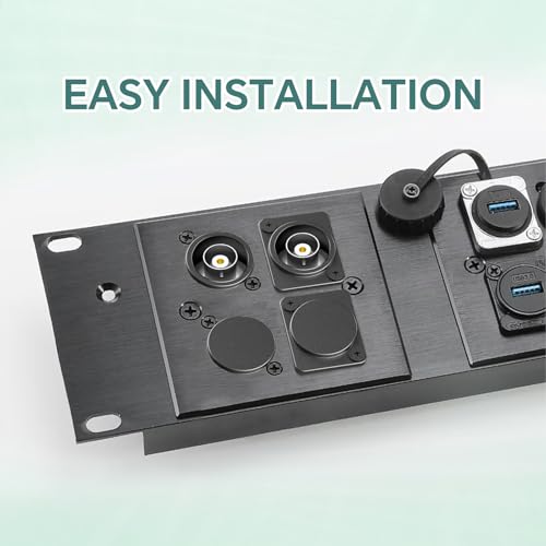 2 piezas conector BNC hembra para montaje en panel miniatura 4