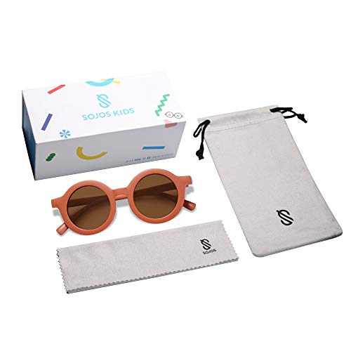Image of SOJOS Cute Round Polarized Sunglasses for Kids Girls Boys UV400 Protection De Sol Gafas Beach Holiday