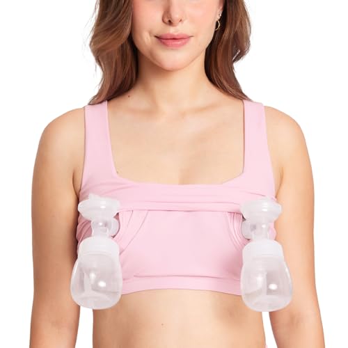 Image of MOMANDA Pumping Bra Longline Square Neck Sleeveless Maternity Workout Tank Tops for Women