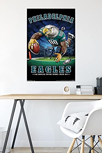 Trends International NFL Philadelphia Eagles - End Zone 17 Wall Poster, 22.375" x 34", Unframed Version