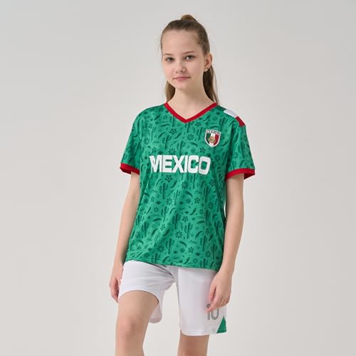 Image of Cnins Kids Soccer Jersey Kit for Boys & Girls- Breathable & Quick-Dry - Youth Soccer Football Training Gifts (2T-14Y)