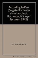 According To Paul B0007DPR80 Book Cover