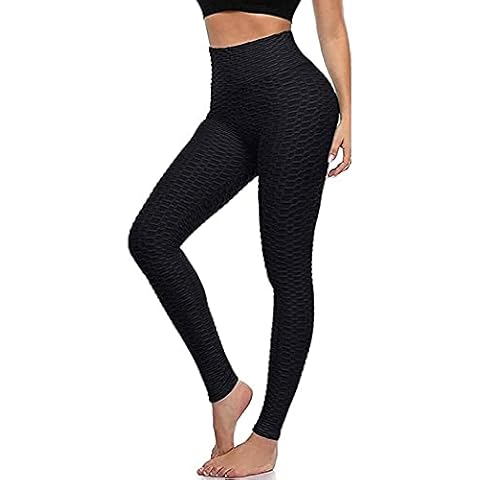 SWISSPACK Gym Leggings Womens-High Waist Leggings Yoga Pants for Women-Running,Workout,Yoga,Fitness Control Sports Leggings *ONE Size* Black Cover