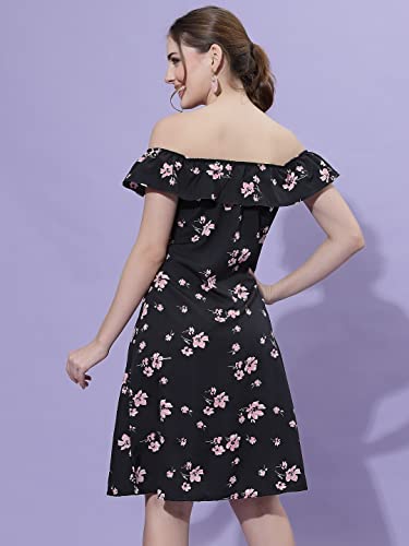 Image of OOMPH! Women's Crepe A-Line Mini Dress