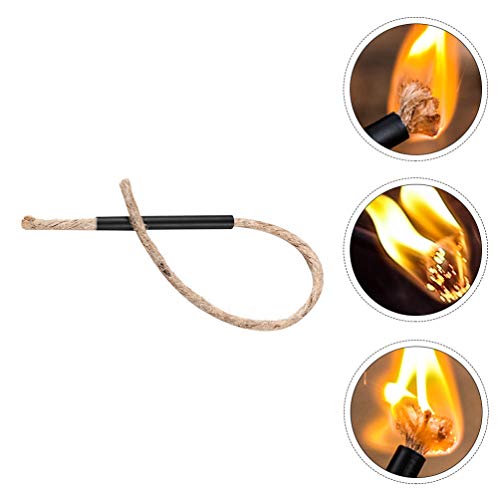 VORCOOL Survival Wick Hemp Cord Tinder Wick Fire Starter Rope Bellows Survival Tool for Outdoor Camping Hiking Backpack Equipment - Image 6