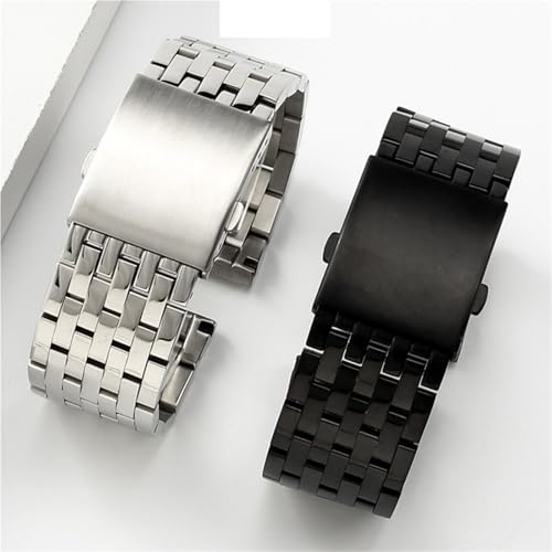 Bracelet de montre en acier inoxydable maillons massifs de haute qualité - 2