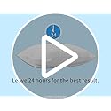 Queen Size Bed Pillows - Premium Down Alternative Cooling Pillows Set of 2 for Side, Back, and Stomach Sleepers Fluffy Hotel Quality Soft Microfiber Fill Breathable Skin-Friendly