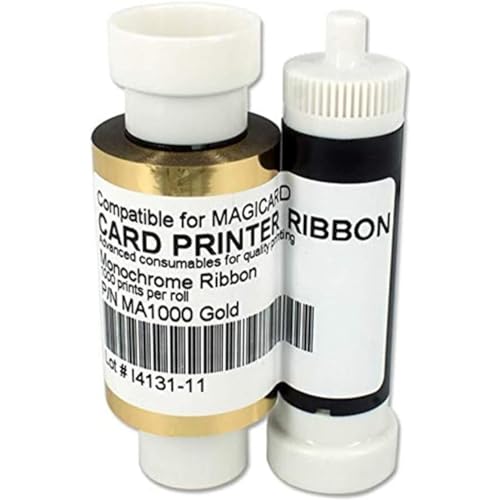 Cinta Monocromo MA1000K Gold para Magicard Enduro 3E miniatura 2