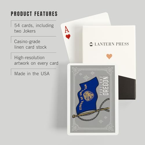 Baraja de Poker Portland Oregon con 52 Cartas miniatura 3