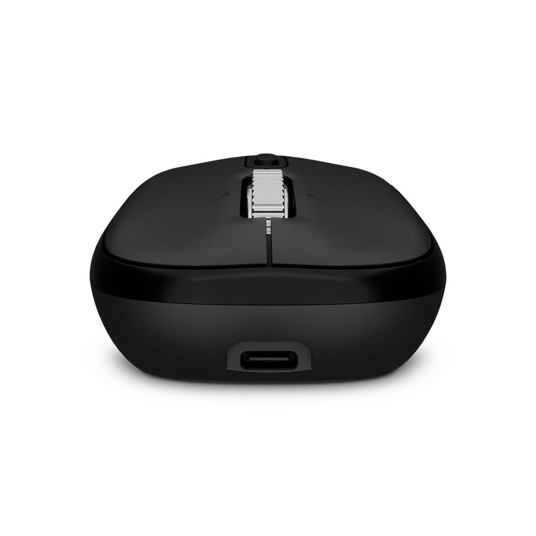 Offy Lexi Souris sans fil Bluetooth 4800 dpi, design compact, batterie rechargeable USB-C 100h, compatible Windows Mac Linux iPad Android