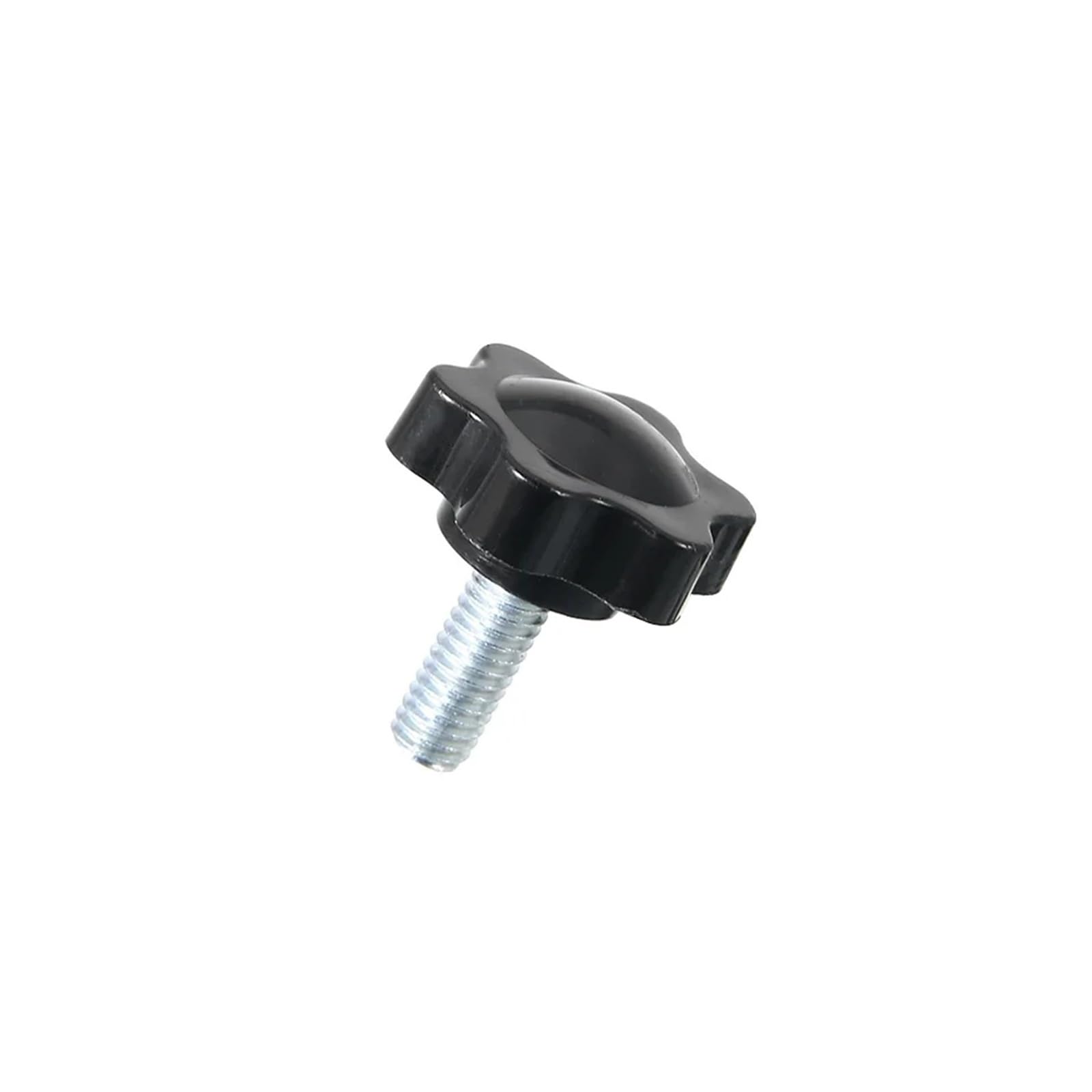 Perno de mango sujeción hilo en forma estrella, perilla mano, tornillo apriete, equipo industrial, acero plástico, M5, M6, 5/10 Uds