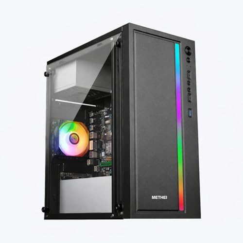 Image of METHEI Computer Desktop PC CPU Core i5(Core i5-2400 3.1GHZ / 512 GB SSD / 16 GB DDR3 RAM / 300 Mbps WiFi /Windows 10Pro)