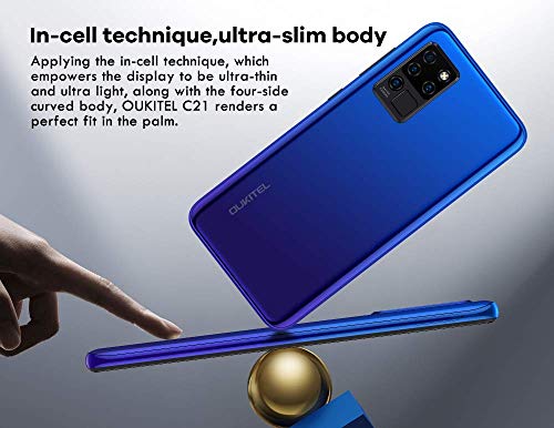 OUKITEL スマートフォン 64GB OUKITEL C21 | 4G Smartphone | 6.4 inch 4GB 64GB | 4000mAh