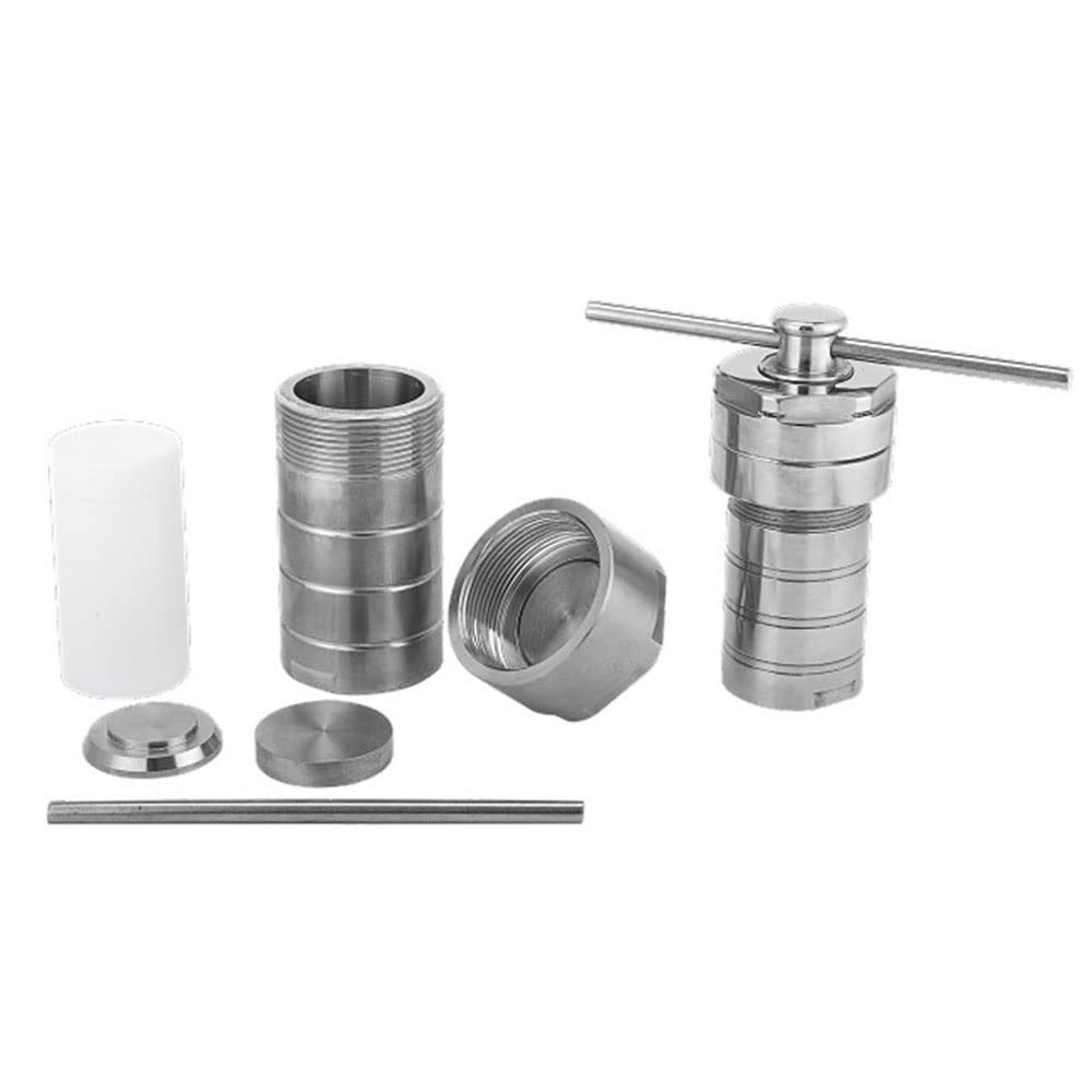 Réacteur Autoclave, avec Chambre De Synthèse Hydrothermale en PTFE 20 ML/ 25 ML/ 50 ML/ 100 ML/ 150 ML/ 200 ML/ 250 ML/ 300 ML/ 500 ML (Size : 50ml)