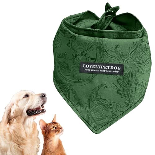 Bandanas de Perros, Pañuelos para Perros, Bufanda de Mascota Ajustable, Bufanda de Mascota Baberos Triangulares, Lavable y Duradero, Ajuste Regulable, para Perros pequeños, medianos y Gatos