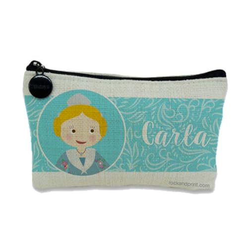 Monedero Estuche Fallas. Ideal para guardar el dinero o los ganchos del moño (horquillas). PERSONALIZABLE: Elige niña o niño, color... Regalo detalle fallera mayor infantil