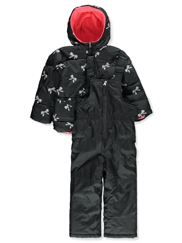 Pink Platinum Girls' 2-Piece Snowsuit Jacket Set Outfit4