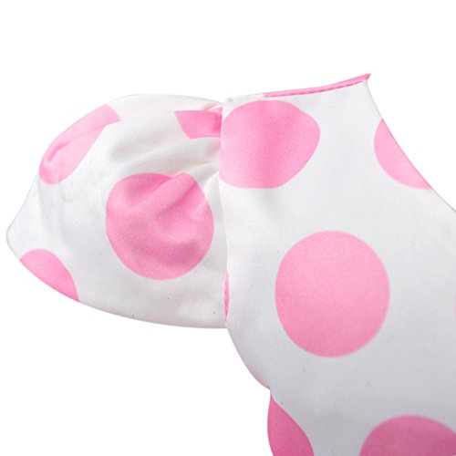 Toddler Girls Vintage Cap Sleeve Polka Dot Dress Halloween Princess Costume Birthday Party Cosplay Fancy Dress Up Bowknot Wedding Pageant Formal Prom Dance Gown With Mouse Ears Headband Pink 18 Months #TOP5