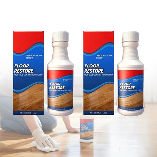 SakerPlus Floor Restore Cleaner, High-Solid Floor Polish for Shine Renewal