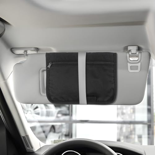 ZUZGO Fahrzeugmappe A5 Dokumentenmappe Auto Bordmappe Handschuhfach Organizer Auto