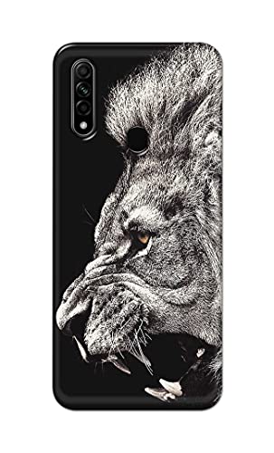 Image of Roaring Lion Hard Back Case Cover for Oppo A31 (2020) / Oppo A8 Back Cover -(J5) VNS2225
