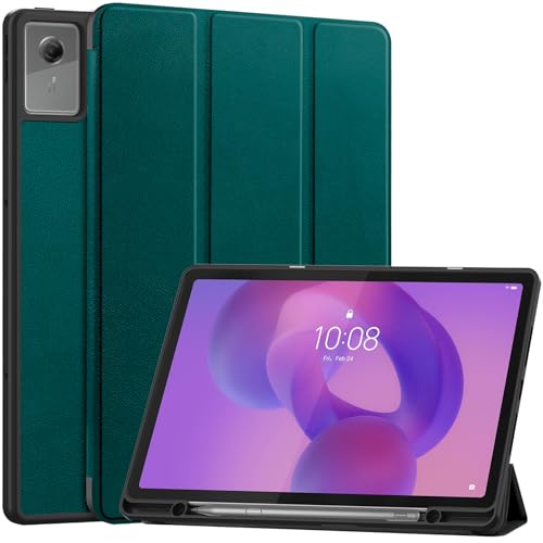 Vakarey dla Lenovo Idea Tab Plus 12,1 cala Etui ze stojakiem na długopis, ultracienki inteligentny do etui Lenovo Idea Tab Plus 12.1 '' 2025, zielony