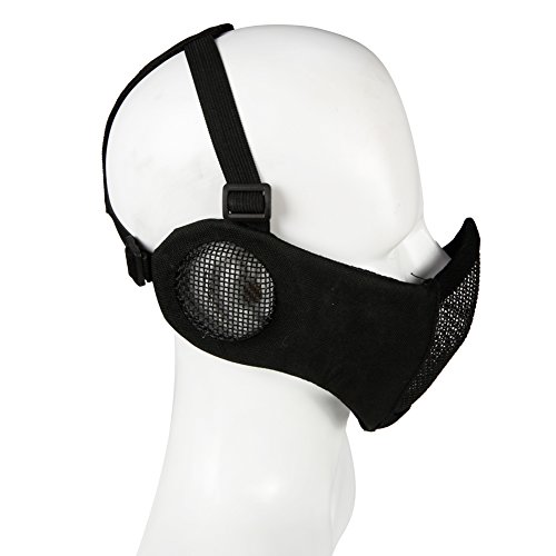 Masque de protection airsoft pliable mesh avec protège-oreilles - 6