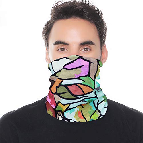 Image of 6PCS Outdoor Magic Headband Elastic Seamless Bandana Scarf UV Resistence Sport Headwear